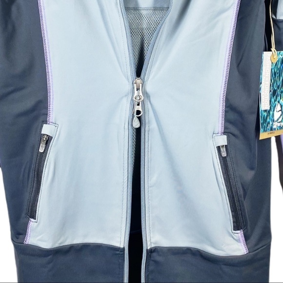 NWT SUPmerge Full Zip Hooded Long Sleeve Rash Guard, Size XS. - Picture 8 of 13